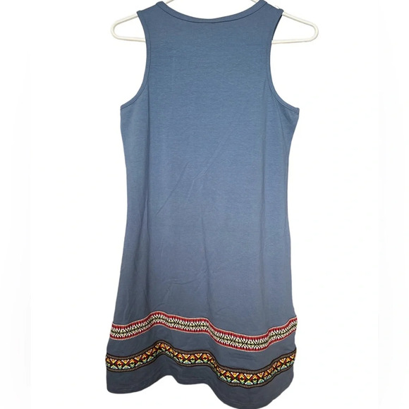 ROMWE Women’s Sleeveless Medium Boho Tank Light Blue Summer Dress BNWT - Picture 3 of 7